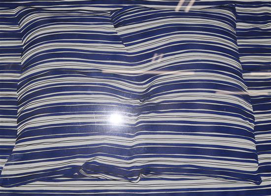 Modern abstract print, signed and dated 70, 59 of 90, 55 x 75cm